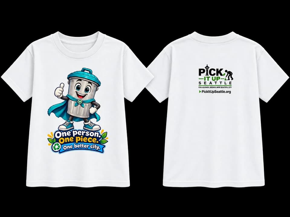 Captain Can — Little Litter Hero Tee product image
