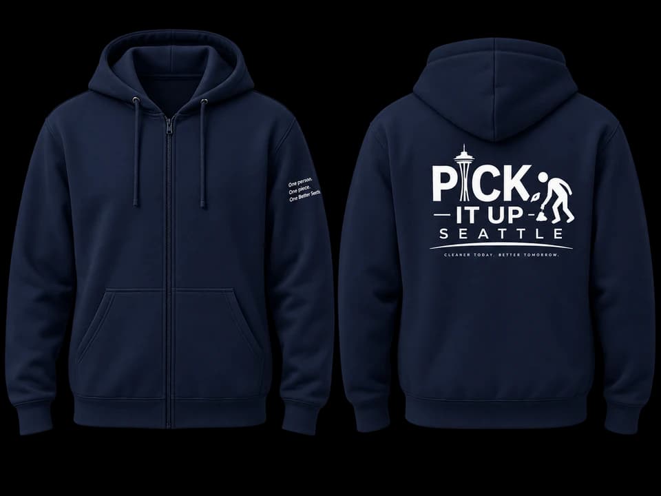 One Person. One Piece. One Better Seattle. Unisex Hoodie product image